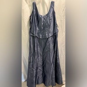 Vera Wang Women’s Evening Dress in Fog Color Taffeta